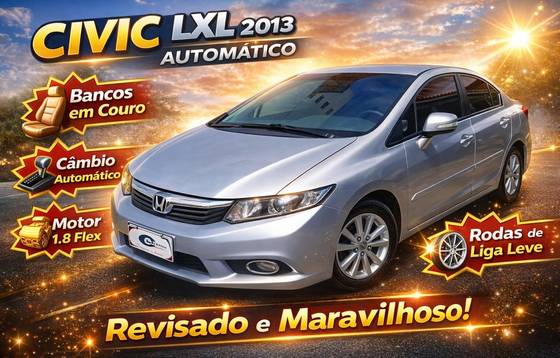HONDA CIVIC 1.8 LXL 16V FLEX 4P AUTOMÁTICO